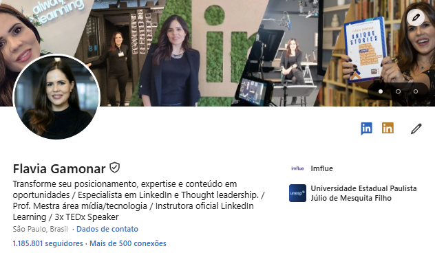 Perfil Forte no LinkedIn